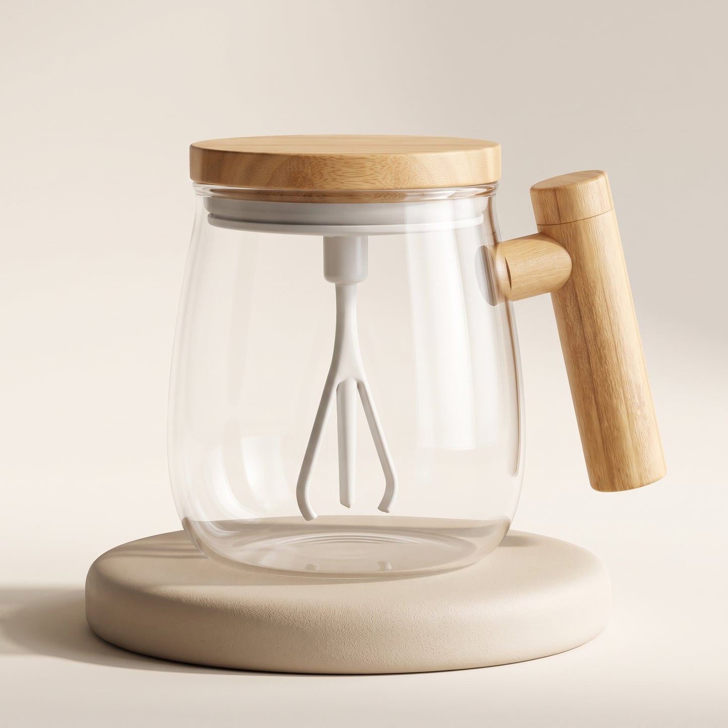 VelvetStir™ - 7000RPM Electric Glass Mixing Mug