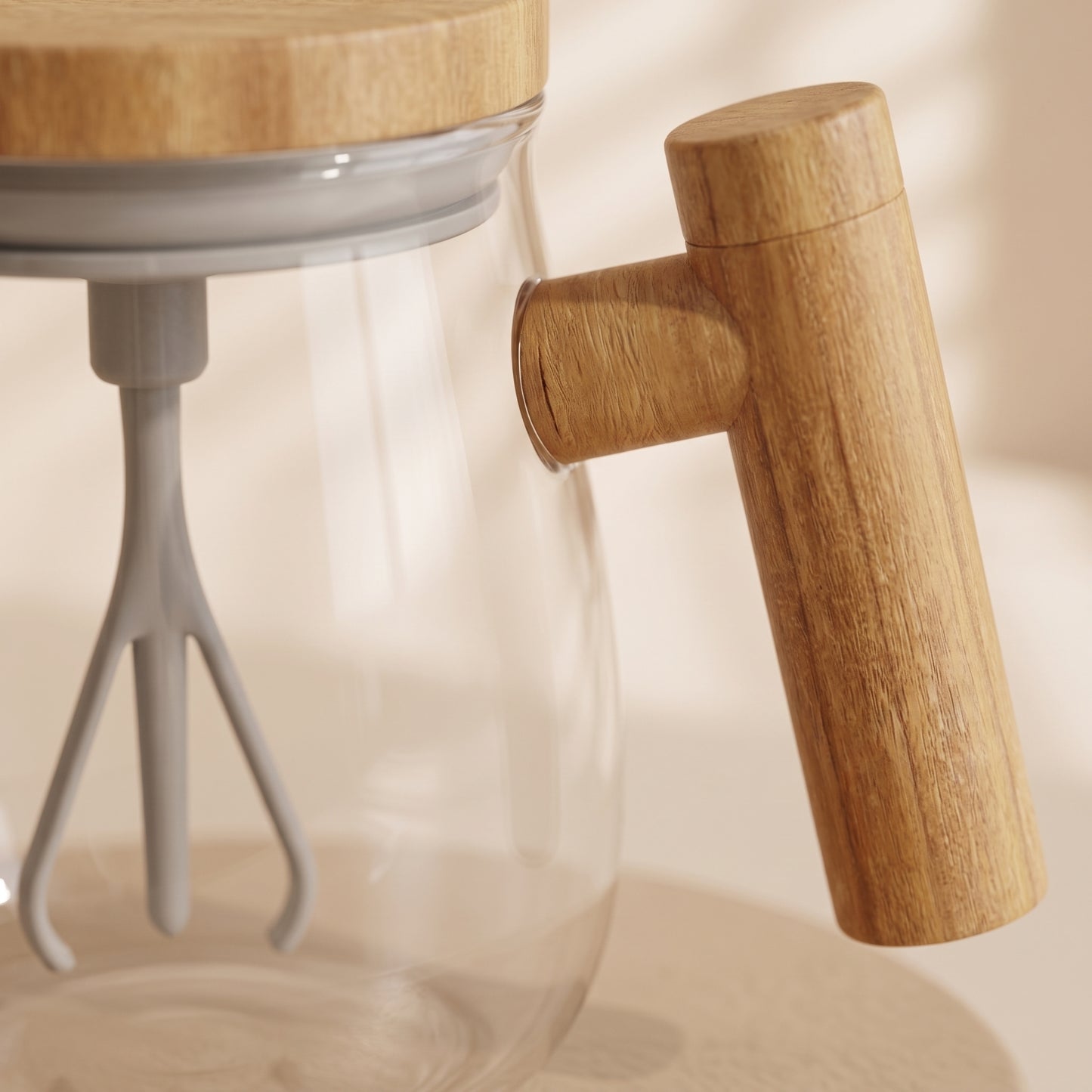 VelvetStir™ - 7000RPM Electric Glass Mixing Mug