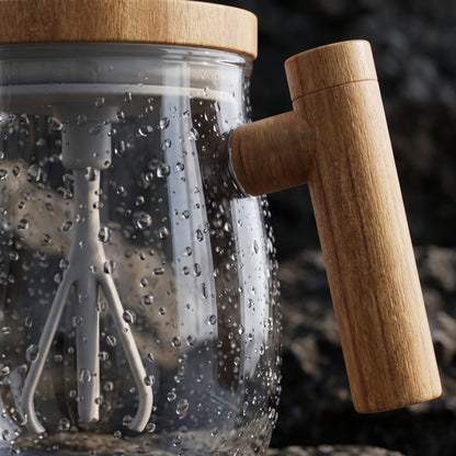 VelvetStir™ - 7000RPM Electric Glass Mixing Mug