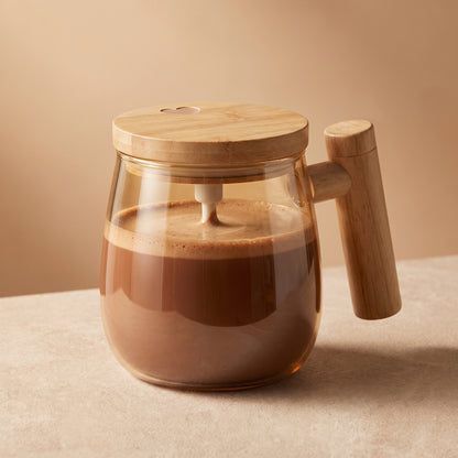 VelvetStir™ - 7000RPM Electric Glass Mixing Mug