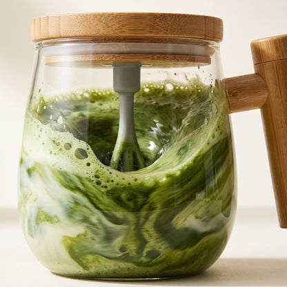 VelvetStir™ - 7000RPM Electric Glass Mixing Mug