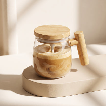 VelvetStir™ - 7000RPM Electric Glass Mixing Mug